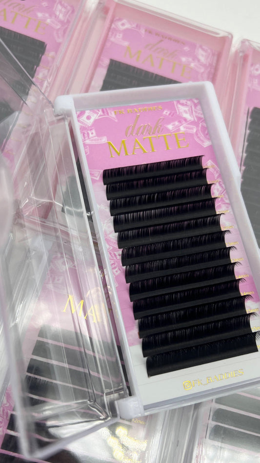 Dark Matte Lash Trays CC curl 0.03